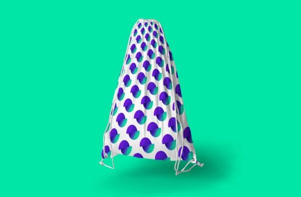 ⁦Divi Engine String Bag (Small Logos)⁩ - الصورة ⁦3⁩